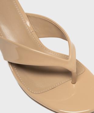 Mules à talon large et entredoigt femme - Follow Me vue6 - FOLLOW ME - GEMO