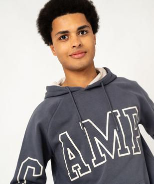 Sweat à capuche en molleton doux homme - Camps United vue2 - CAMPS - GEMO