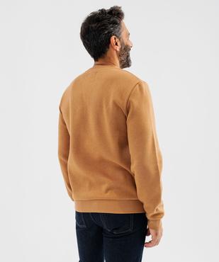 Sweat en molleton doux homme vue3 - GEMO 4G HOMME - GEMO