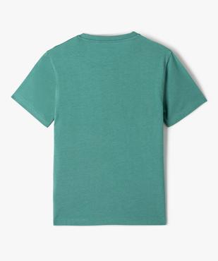 Tee-shirt imprimé en coton garçon vue3 - GEMO (JUNIOR) - GEMO