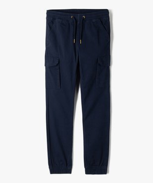 Pantalon en toile coupe jogger slim garçon vue1 - GEMO 4G GARCON - GEMO