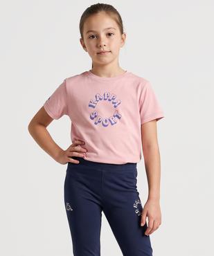 Tee-shirt manches courtes en jersey imprimé fille - Kappa vue1 - KAPPA - GEMO