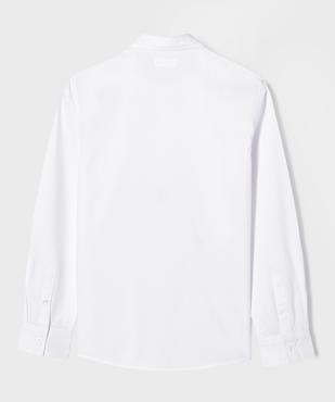 Chemise manches longues en coton uni garçon vue3 - GEMO 4G GARCON - GEMO