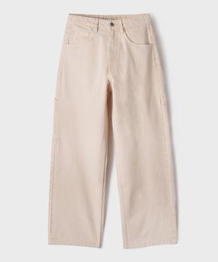 Jean super baggy avec taille ajustable garçon vue2 - GEMO (JUNIOR) - GEMO