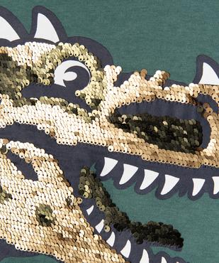 Tee-shirt manches longues sequins garçon vue4 - GEMO (ENFANT) - GEMO