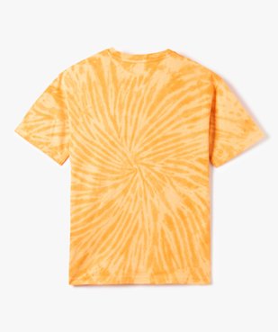 Tee-shirt garçon à manches courtes effet tie and dye vue3 - GEMO (JUNIOR) - GEMO