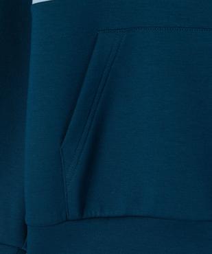 Sweat poche kangourou à col montant zippé garçon vue4 - GEMO (ENFANT) - GEMO