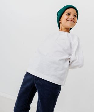 T-shirt manches longues poche garçon vue5 - GEMO (ENFANT) - GEMO
