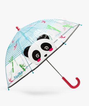 Parapluie enfant transparent imprimé Panda vue1 - GEMO - GEMO