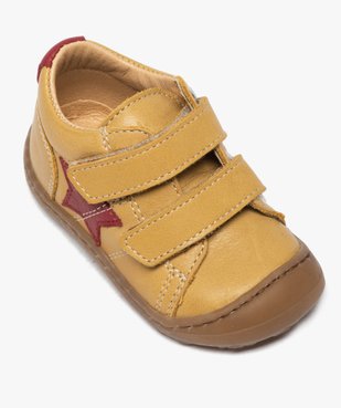 Chaussures premiers pas bébé garçon à scratch - Bopy vue5 - BOPY - GEMO