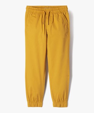 Pantalon jogger en toile garçon vue2 - GEMO (ENFANT) - GEMO