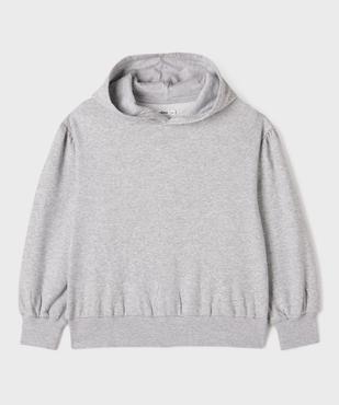 Sweat à capuche à motifs pois pailletés fille vue1 - GEMO (JUNIOR) - GEMO