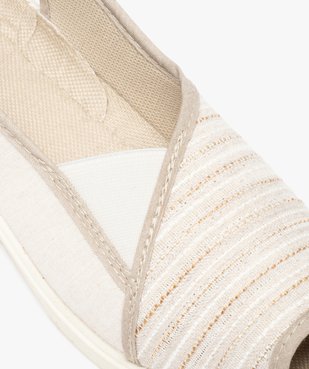 Chaussures femme spécial confort avec dessus en toile vue6 - GEMO(HOMWR FEM) - GEMO