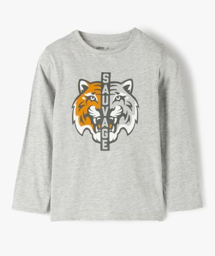 Tee-shirt garçon imprimé à manches longues vue1 - GEMO 4G GARCON - GEMO