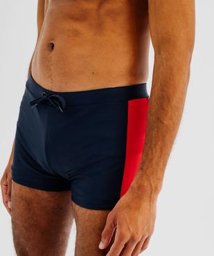 Shorty de bain avec bandes contrastantes homme vue2 - GEMO (PLAGE) - GEMO