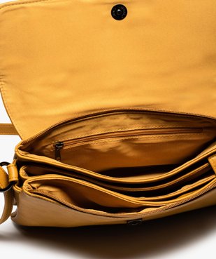 Sac femme à rabat multicompartiment vue3 - GEMO (ACCESS) - GEMO