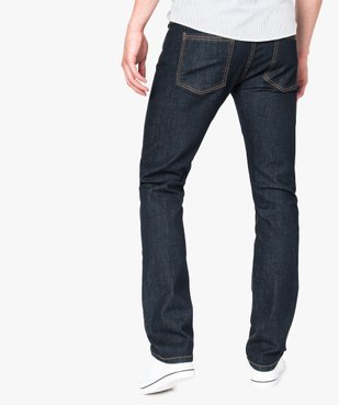 Jean homme straight stretch 5 poches vue3 - GEMO (HOMME) - GEMO