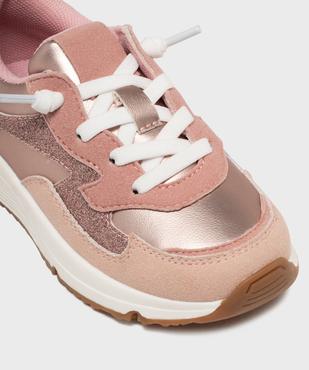 Baskets à scratch dessus pailleté fille - Lovely Wings vue6 - LOVELY WINGS - GEMO