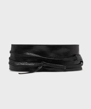 Ceinture souple à nouer femme vue1 - GEMO (ACCESS) - GEMO