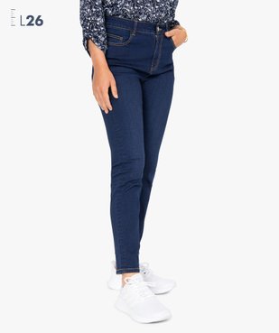 Jean femme slim à taille haute - Longueur L26 vue1 - GEMO(FEMME PAP) - GEMO