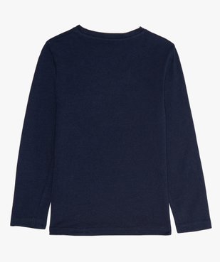 Tee-shirt garçon à manches longues avec motif XXL vue3 - GEMO C4G GARCON - GEMO