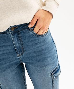 Jean cargo slim taille normale femme  vue4 - GEMO 4G FEMME - GEMO