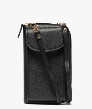Pochette portefeuille femme 2 en 1 avec bandoulière amovible vue1 - GEMO (ACCESS) - GEMO