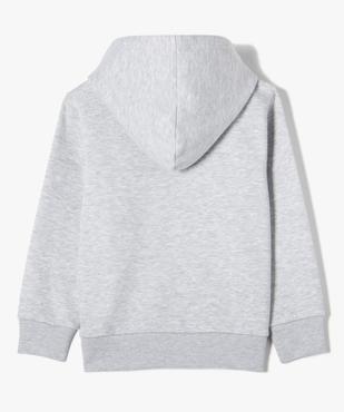 Sweat zippé et molletonné à capuche garçon vue4 - GEMO (ENFANT) - GEMO