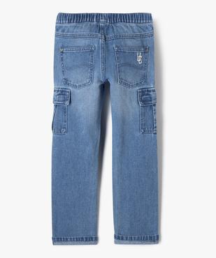 Jean cargo à taille élastique imprimé garçon - Camps United vue5 - CAMPS - GEMO