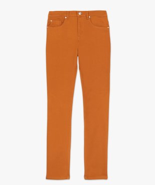 Pantalon femme coupe Regular en stretch vue4 - GEMO(FEMME PAP) - GEMO