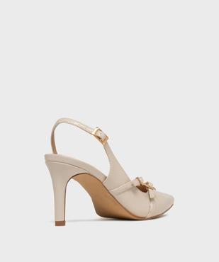 Escarpins vernis à talon fin et bout pointu femme - Follow Me vue4 - FOLLOW ME - GEMO