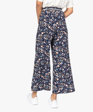 Pantalon femme ample et fluide à motifs vue3 - GEMO(FEMME PAP) - GEMO