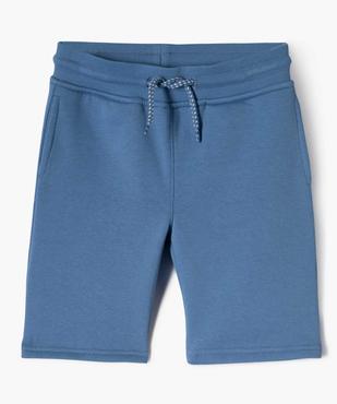 Bermuda en maille avec intérieur molletonné garçon vue1 - GEMO (ENFANT) - GEMO