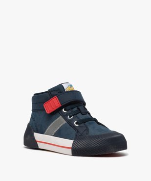 Baskets garçon mid-cut à scratch et bout renforcé vue2 - GEMO (ENFANT) - GEMO