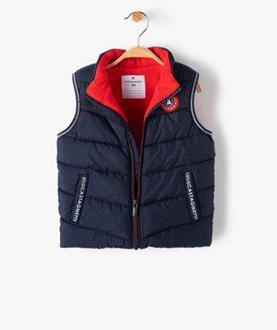 Blouson bébé garçon matelassé sans manches – Lulu Castagnette vue2 - LULUCASTAGNETTE - GEMO