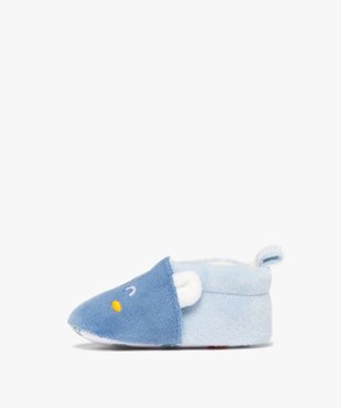 Chaussons de naissance bébé garçon rhinocéros en velours vue3 - LITTLE LOVE - GEMO