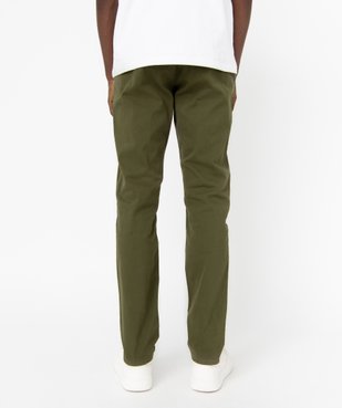 Pantalon chino en coton stretch homme vue3 - GEMO 4G HOMME - GEMO