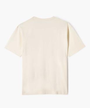 Tee-shirt manches courtes en coton imprimé garçon vue3 - GEMO 4G GARCON - GEMO