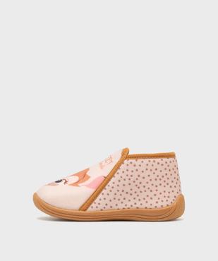 Chaussons en velours zippées moelleux imprimé Bambi fille - Disney vue3 - BAMBI - GEMO