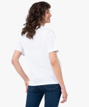 Tee-shirt de maternité compatible allaitement avec motif  vue3 - GEMO (MATER) - GEMO