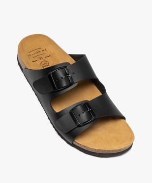 Mules semelle intérieure cuir à reliefs ergonomiques femme vue5 - FOLLOW ME G4G - GEMO