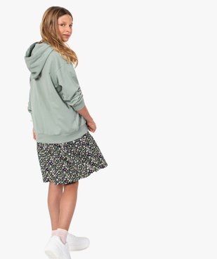 Robe fille à manches courtes en maille texturée vue5 - Nikesneakers (JUNIOR) - Nikesneakers