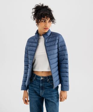 Doudoune légère avec col montant femme vue1 - GEMO 4G FEMME - GEMO