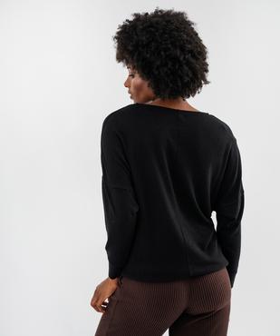 Haut de pyjama à manches chauve-souris femme vue3 - GEMO 4G FEMME - GEMO