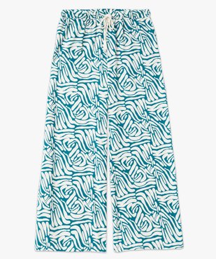 Pantalon de pyjama ample à motifs fleuris femme vue4 - GEMO 4G FEMME - GEMO