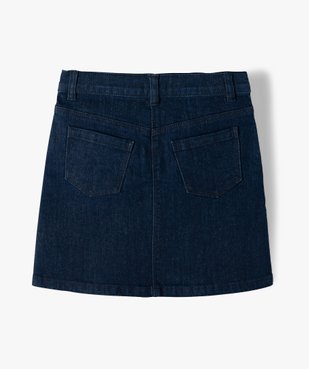 Jupe en jean fille légèrement extensible vue4 - GEMO (ENFANT) - GEMO