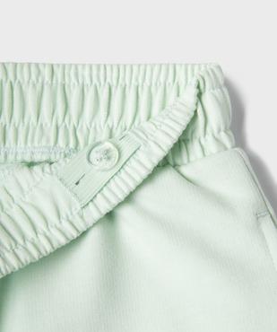 Short ample en maille French Terry fille vue3 - GEMO 4G FILLE - GEMO