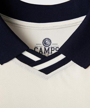 Polo manches courtes avec motif buste et dos fille - Camps United vue2 - CAMPS - GEMO