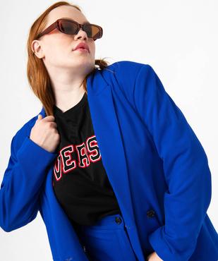 Veste de costume femme grande taille vue3 - GEMO (G TAILLE) - GEMO