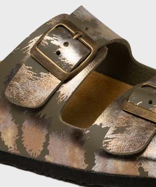 Sandales brillantes à semelle intérieure cuir anatomique femme vue6 - VALENTINA BALDA - GEMO